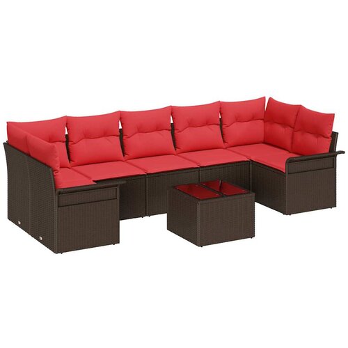  Sjedeća garnitura za vrt 8 kom. 7-Broj sjedala 289 x 124 x 69 cm Slike
