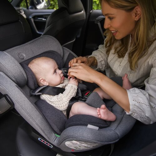 Momi auto sedi&amp;scaron;te za decu Emi Grey, 40-150 cm Isofix Slike