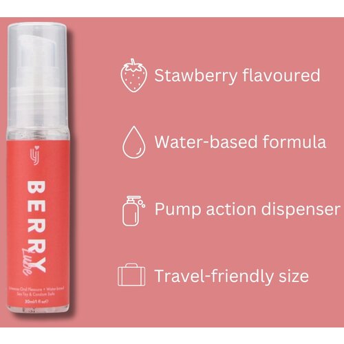 Loving Joy Cosmetics Lubrikant Loving Joy Strawberry Flavoured (30 Ml) Slike