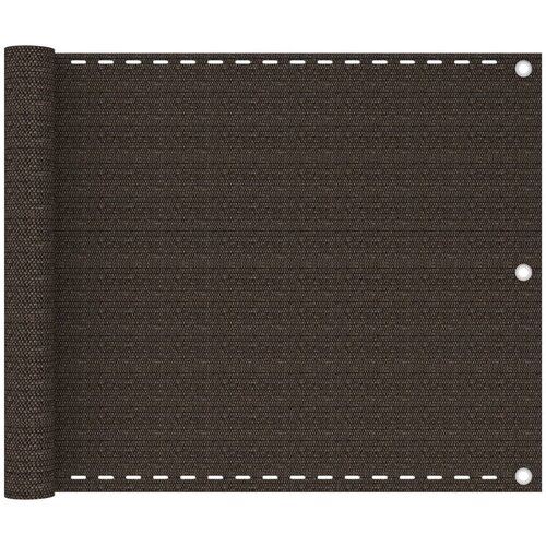 Balkonski zastor smeđi 75 x 500 cm HDPE Cijene