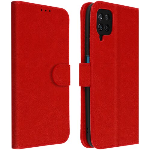 AVIZAR Folio Case Samsung Galaxy A12 z držalom za kartico - rdeca, (20616989) Cene