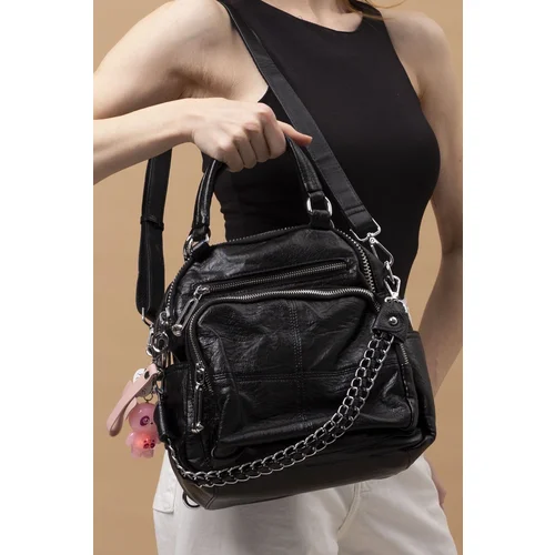 LuviShoes BYN1022 Black Women's Shoulder Bag