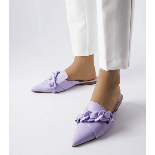 Gemre Purple Chain Slides Patenaude Cene