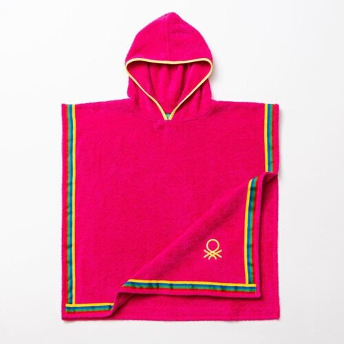 Benetton Pončo kopalni otroški 65x65 cm, be-0818-pk, roza Cene