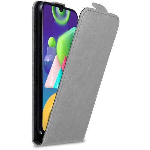 Cadorabo Ohi&scaron;je, združljivo z Samsung Galaxy M21 / M30s v titanovo siva - Za&scaron;čitni ovitek v obliki flipa z magnetnim zapiranjem, (20562278) Cene