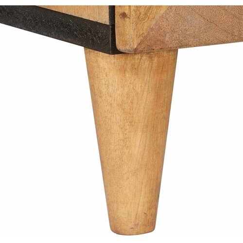  Highboard Svjetlosmeđa 40 x 33 x 110 cm masivno drvo manga Slike