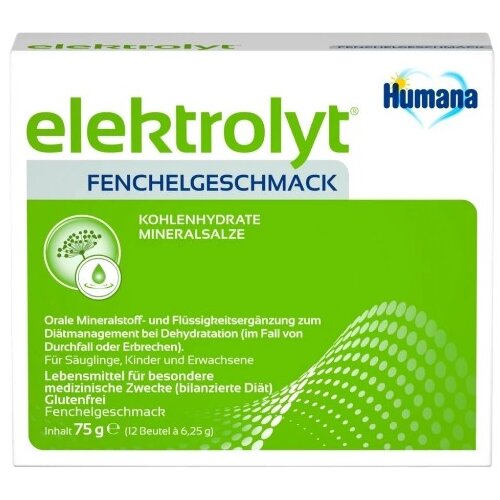 Humana elektrolit sa ukusom komorača, 12 kesica Slike