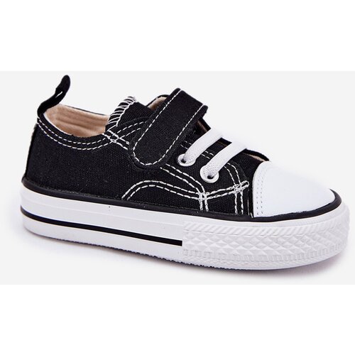 Boto Children's Velcro Sneakers Black Obidana Cene