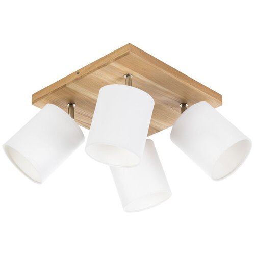  Spot-Light DO56844474 - Plafonsko spot svetlo APRILLIA 4xE27/25W/230V hrast/bela Cene