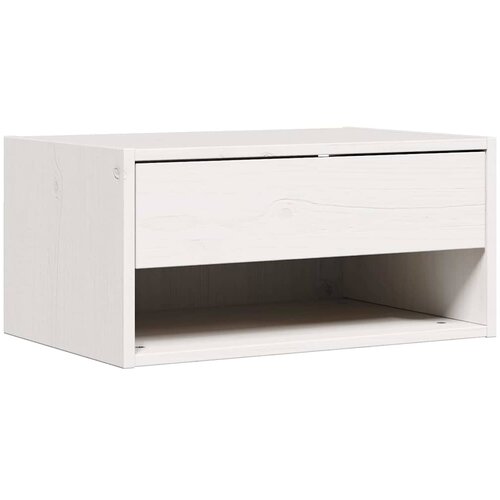  Noćni ormarić 2 pcs Bijelo 50 x 32,5 x 24 cm Masivna borovina Slike
