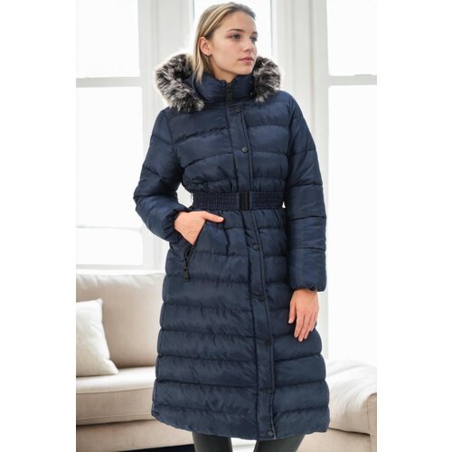 Dewberry Z6779 WOMEN&amp;#039;S COAT-NAVY-1 Slike
