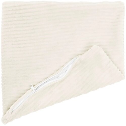  Presvlaka za jastuk 2 pcs HEERLEN Krem 45 x 45 cm Kord - Krem 45 x 45 cm 2 Slike