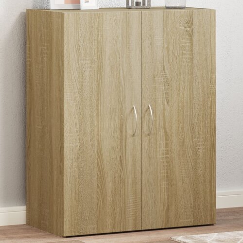 VidaXL Arhivska omara sonoma hrast 60x32x77,5 cm inženirski les Slike