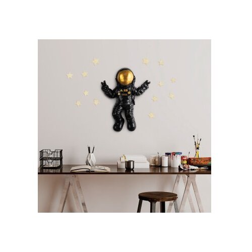 Wallxpert Zidna dekoracija Kozmonaut 2, 35 x 47 x 10 cm, &amp;Scaron;arena Slike