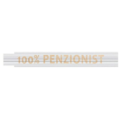 HEKA Zložljivi meter (Dolžina: 2 m, Bela, Natis: 100% PENZIONIST) Cene