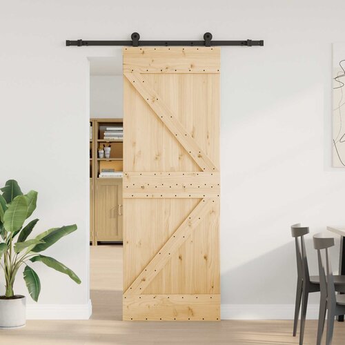  Klizna vrata NARVIK 70 x 210 cm (152,5 cm) Prirodna i crna Cijene