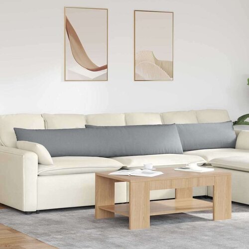 vidaXL jastučići za sofu 2 pcs svijetlo siva 200 x 40 cm tkanina Cijene