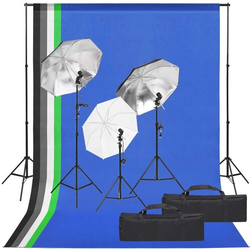  Oprema za fotografski studio sa setom svjetala i pozadinom Cijene