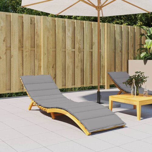  Jastuk za ležaljku sivi 200 x 70 x 3 cm od tkanine Oxford Cijene