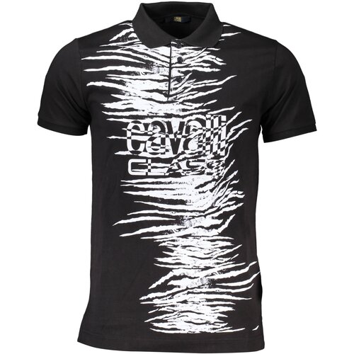 Cavalli Class POLO SHORT SLEEVE MEN BLACK Slike