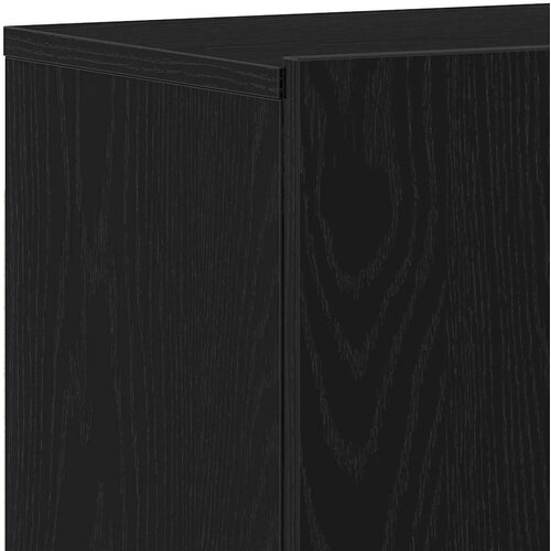 VidaXL TV ormarić crni hrast 60x30x41 cm inženjerski drvo Slike