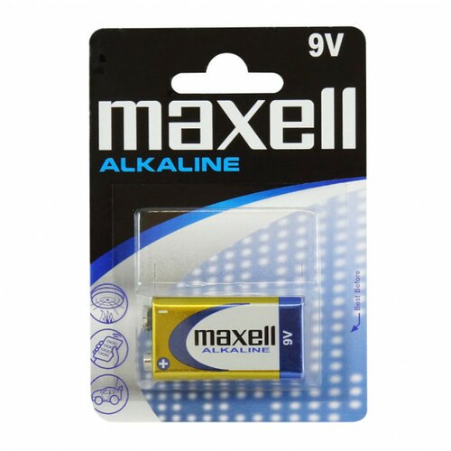 Maxell alkalna baterija 9V 6LR61/BL1 Slike