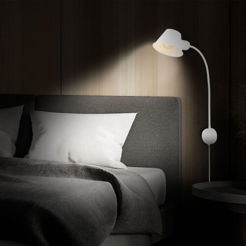 BRILONER 2089-016 - fleksibilna zidna lampa brello 1xE27/10W/230V bela Slike