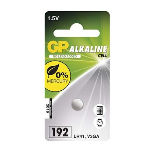 Gp Alkalna gumbna baterija LR41 192 1.5V kos Cene