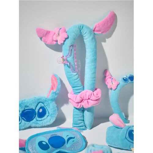 Sinsay Set: gumice, ukosnica i vikler za kosu Lilo & Stitch Cene
