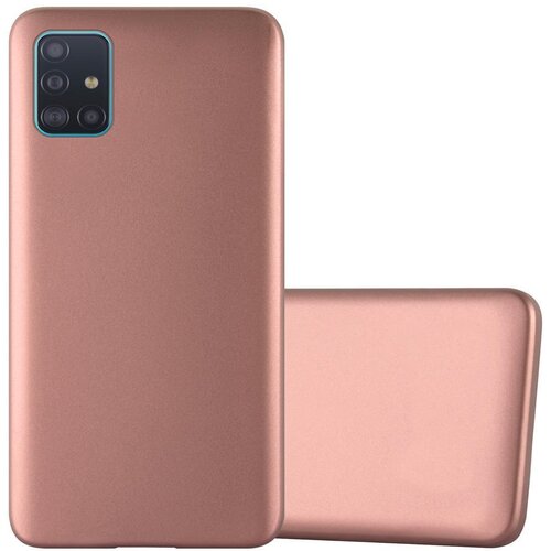 Cadorabo CARE, združljiv s Samsungom v kovinskem rosă ‰ Gold - zaščitni pokrov iz fleksibilnega silikona TPU, (20593039) Cene