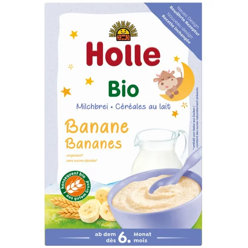 Holle bio bananina-mlečna kaša 250G