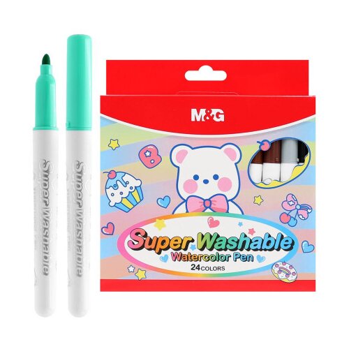 M&amp;amp;G Flomaster akvarel Super Washable Ergo 24/1 ACP901HM Slike
