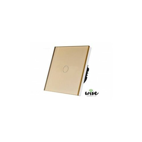 Wise wifi + RF prekidac (naizmenicni) stakleni panel, 1 taster krem WPRF002 Slike