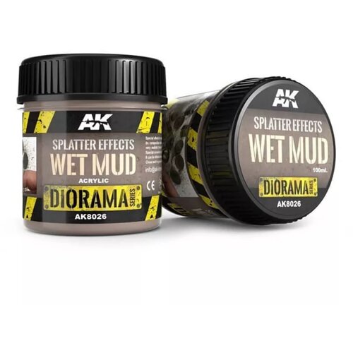 AK Interactive Splatter Efrfects Wet Mud - 100ml Cene