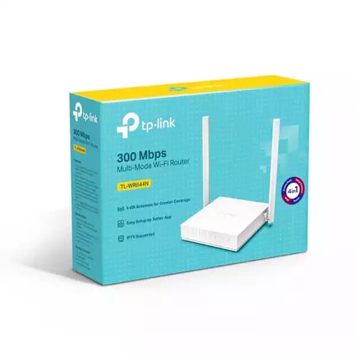 Tp-link wireless router TL-WR844N 300Mbps/ext2x5dB/2,4GHz/1WAN/4LAN Slike