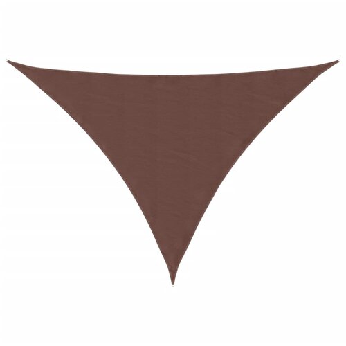 vidaXL Senčno jadro oksford blago trikotno 3x4x5 m rjavo, (20803743) Cene