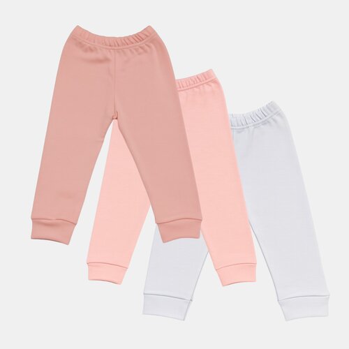 Mafimi Pamučne Pantalonice set od 3 - puder/ kajsija/ bela Cene
