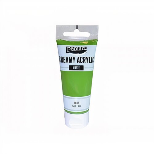 Kremasta mat akrilna boja Pentart 60 ml | olive Slike