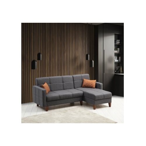 Atelier Del Sofa ugaona garnitura polya dark grey Slike