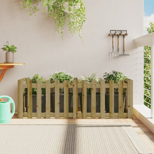 vidaXL Povišena vrtna gredica 150x50x50 cm impregnirana borovina Cijene