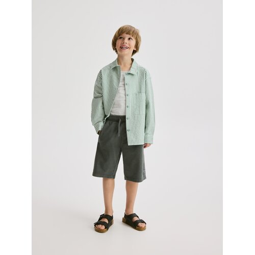 Reserved BOYS` SHORTS - tamnosivo Cijene