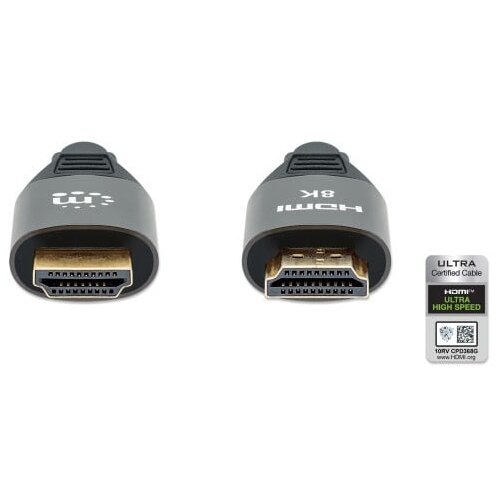 Manhattan Kabl 355957 HDMI M/M 8K/60Hz/48G/3m Slike
