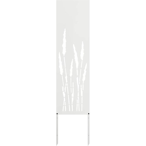vidaXL Zaslon za zasebnost v vrtu Bela 32 x 140 cm Mnogi jeklo, (5000250021) Cene