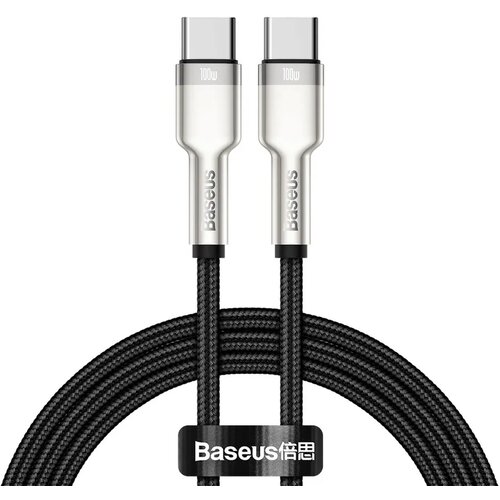 Baseus kabel tipa C do tipa C PD100W Power Delivery Cafule metalni kabel 1 metar crni Cijene