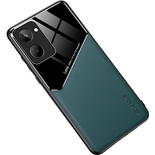 INORCO Zaščitna torbica za Realme 10 TPU + PC + PU usnjena torbica za telefon Podpora za magnetni nosilec za avto, (22034657) Cene