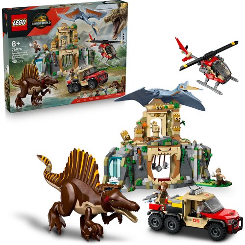 Lego Jurassic World Air Mission Spinosaurus and Quetzalcoatlus &scaron;tevilka 76976 Cene