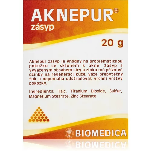 Biomedica Aknepur puder v prahu za problematično kožo, akne 20 g
