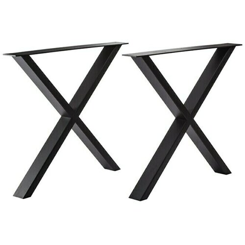 PUR INTERNAL pur iternal black edition noga stola (700 x 100 x 723 mm, crne boje, x-oblik, namijenjeno za: dimenziju stolova 80 - 90 cm, 2 kom.) Cijene