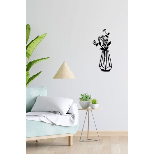 Wallity zidna dekoracija vase 1, 10 x 40 cm, crna Cene