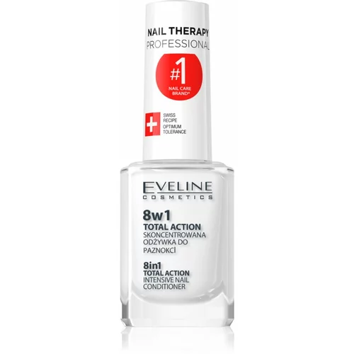 Eveline Cosmetics Nail Therapy balzam za nohte 8 v 1 12 ml